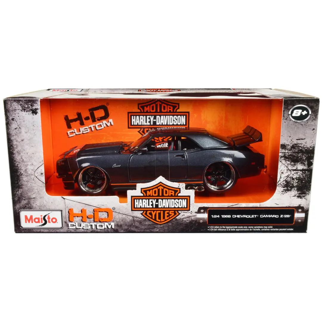 1968 Camaro Z/28 "Harley Davidson" 1/24 Diecast Model Car By Maisto 1