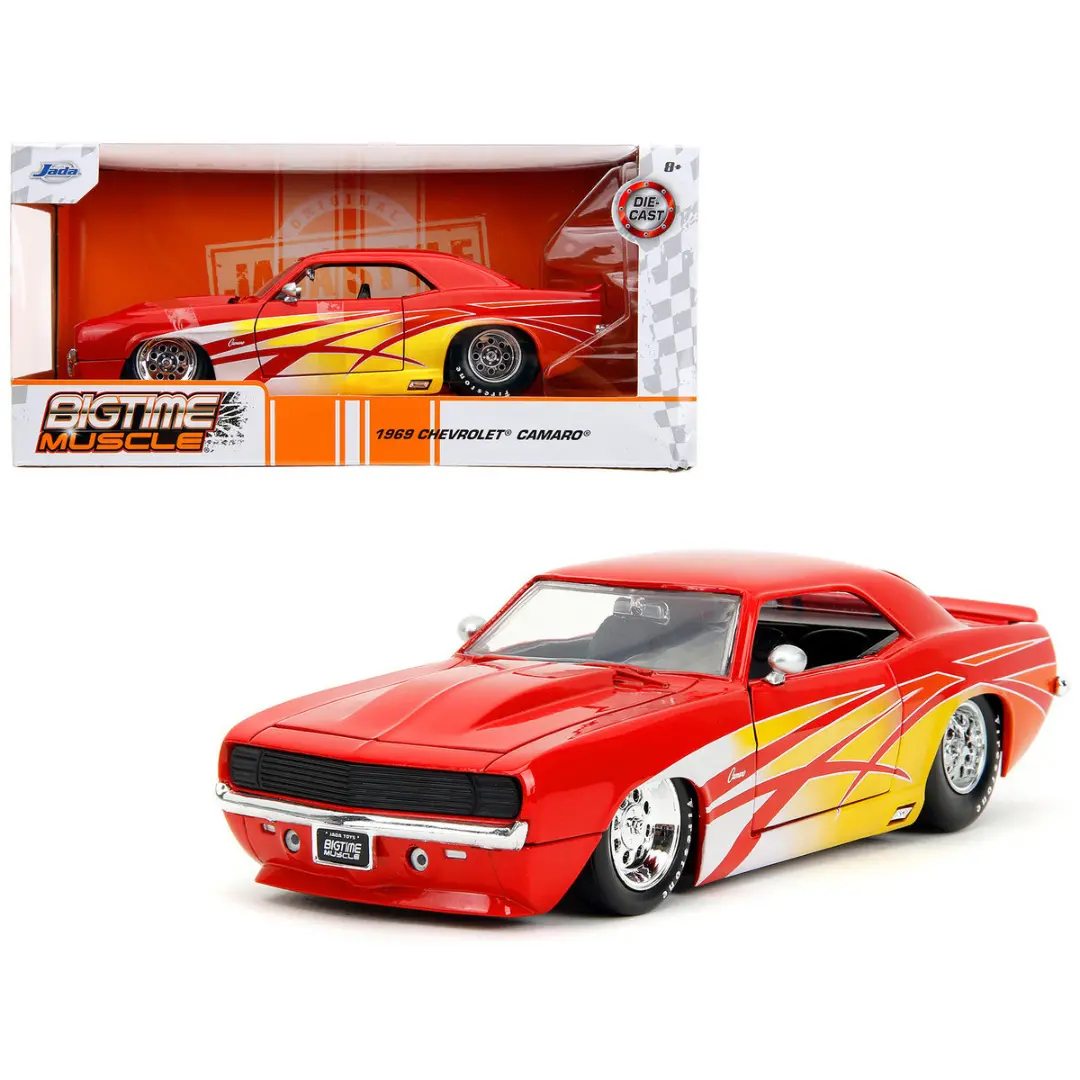 1969 Chevrolet Camaro "Bigtime Muscle" Series 1/24 Diecast Model Car 1