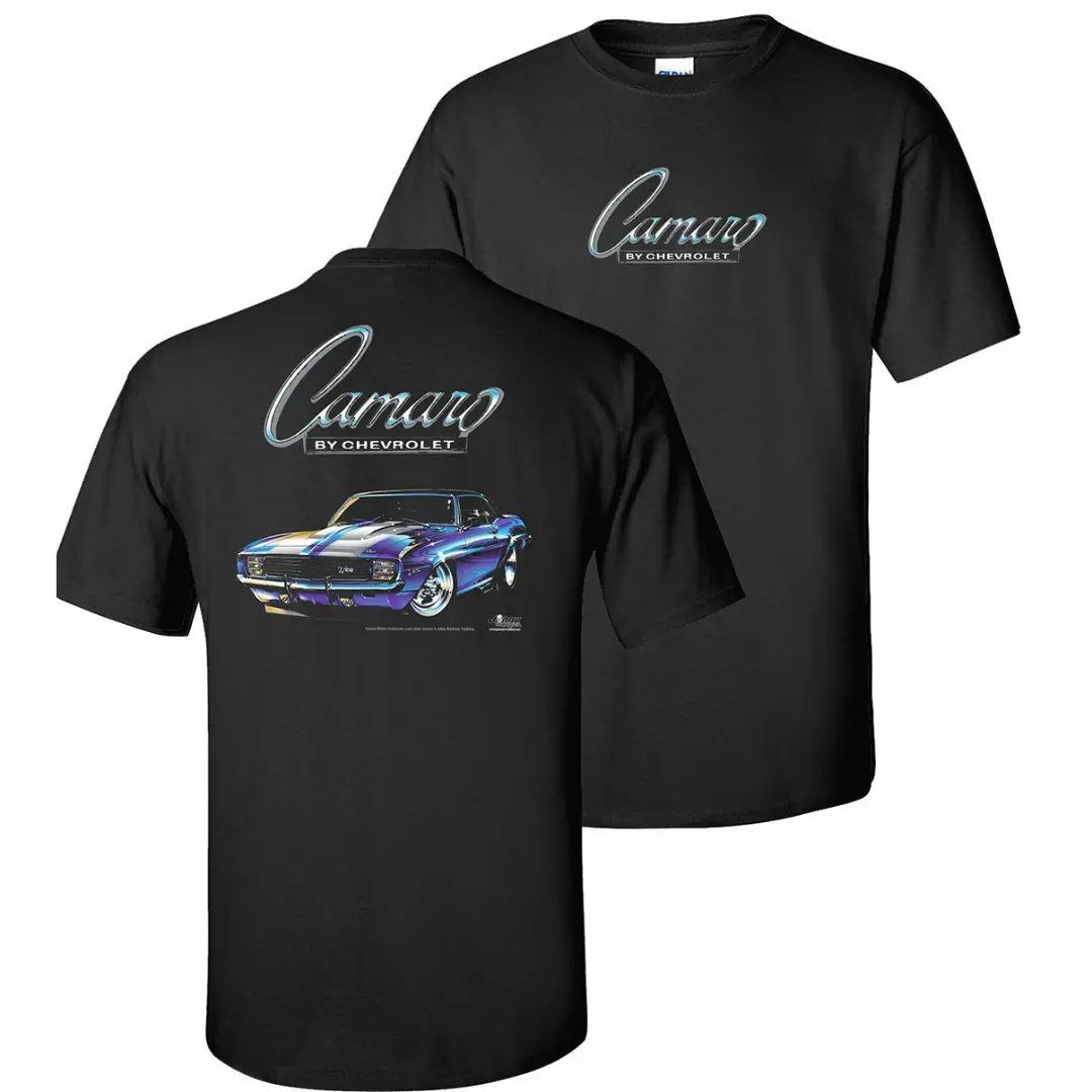 1969 Chevy Camaro Concept Black Tee 1