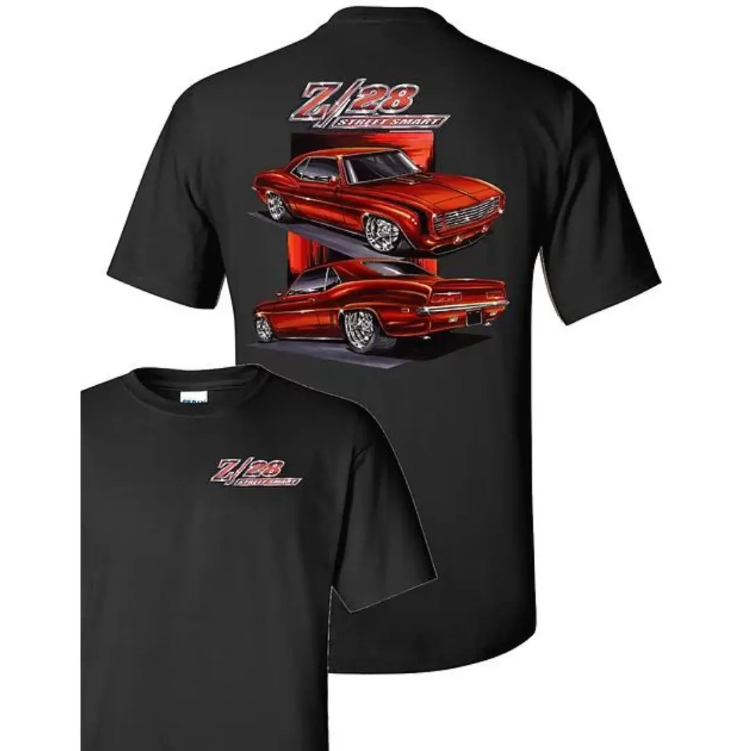 1969 Chevy Camaro Z28 Street Smart T-Shirt 1