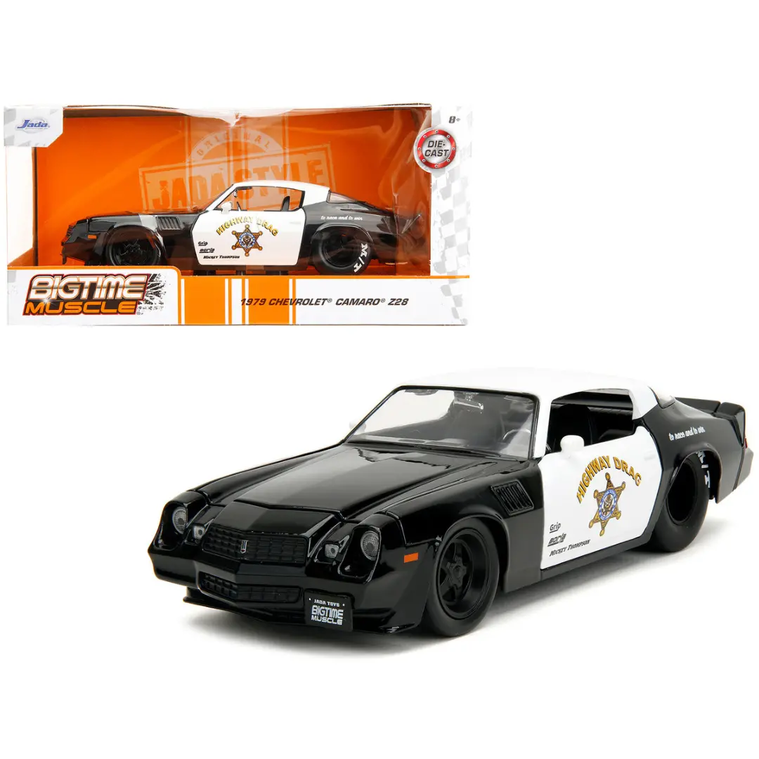 1979 Camaro Z28 Police "Highway Drag" 1/24 Diecast Model Car By Jada 1