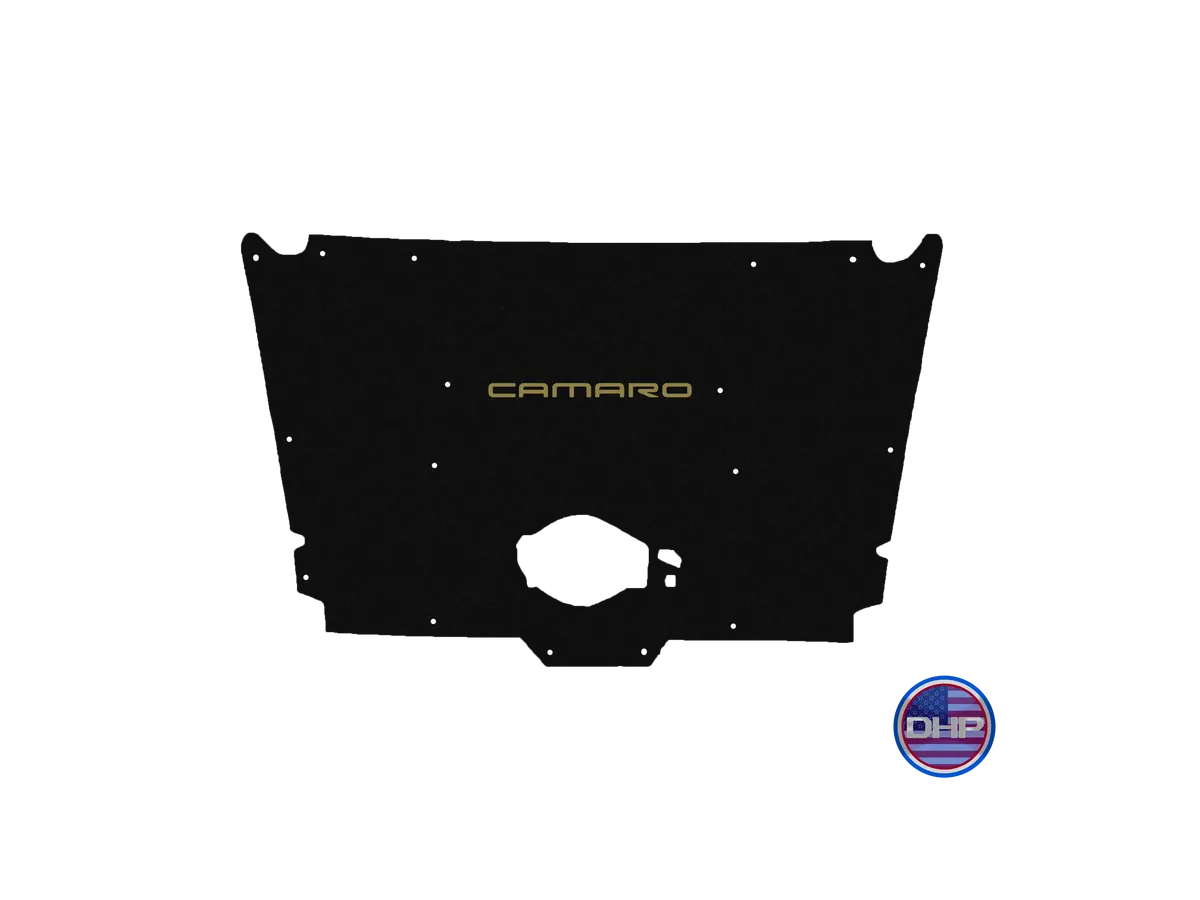Premium-fit hood liner designed specifically for 1982 to 1992 Chevrolet Camaro IROC-Z and Z28 models, featuring a factory-aligned cutout for optimal fit and airflow compatibility. - Image 6