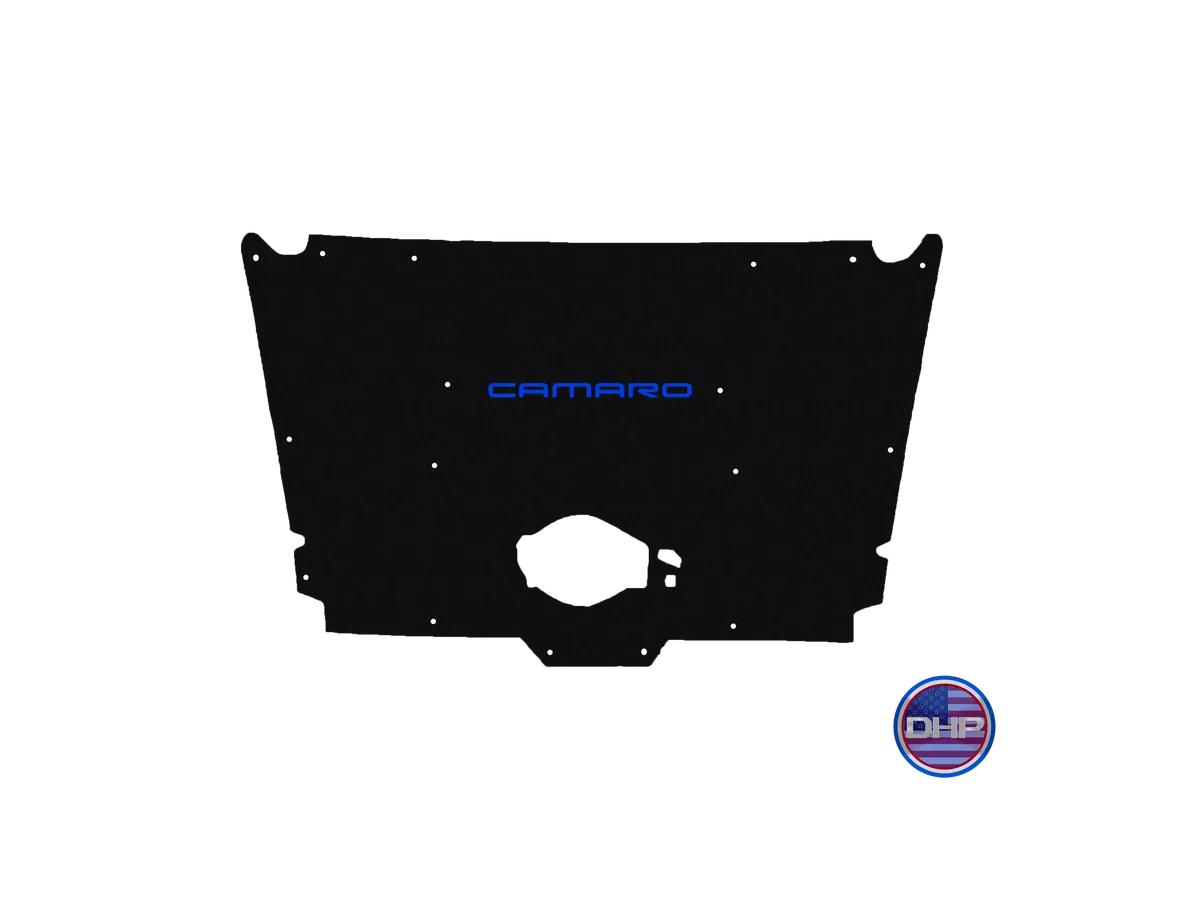 Premium-fit hood liner designed specifically for 1982 to 1992 Chevrolet Camaro IROC-Z and Z28 models, featuring a factory-aligned cutout for optimal fit and airflow compatibility. - Image 10