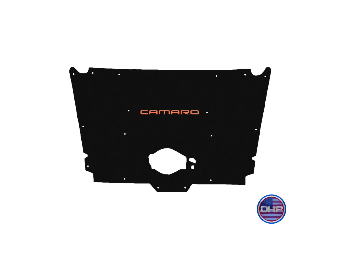 Premium-fit hood liner designed specifically for 1982 to 1992 Chevrolet Camaro IROC-Z and Z28 models, featuring a factory-aligned cutout for optimal fit and airflow compatibility. - Image 11