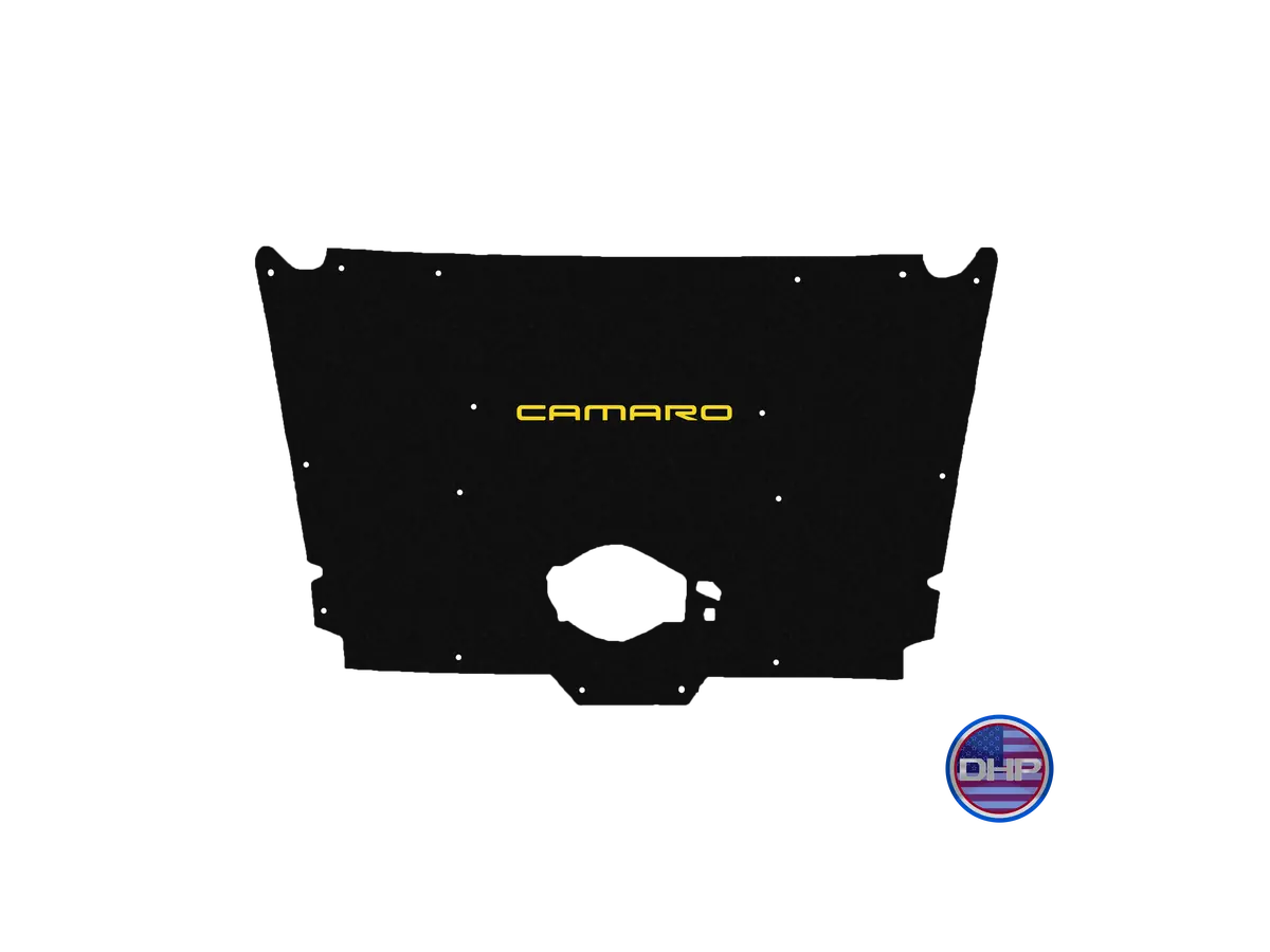 Premium-fit hood liner designed specifically for 1982 to 1992 Chevrolet Camaro IROC-Z and Z28 models, featuring a factory-aligned cutout for optimal fit and airflow compatibility. - Image 16