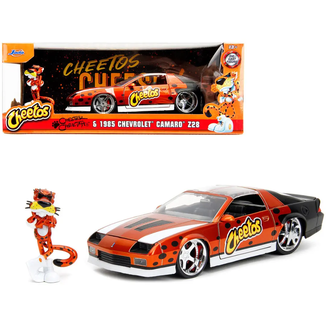 1985 Camaro "Cheetos" 1/24 Diecast Model Car By Jada 1