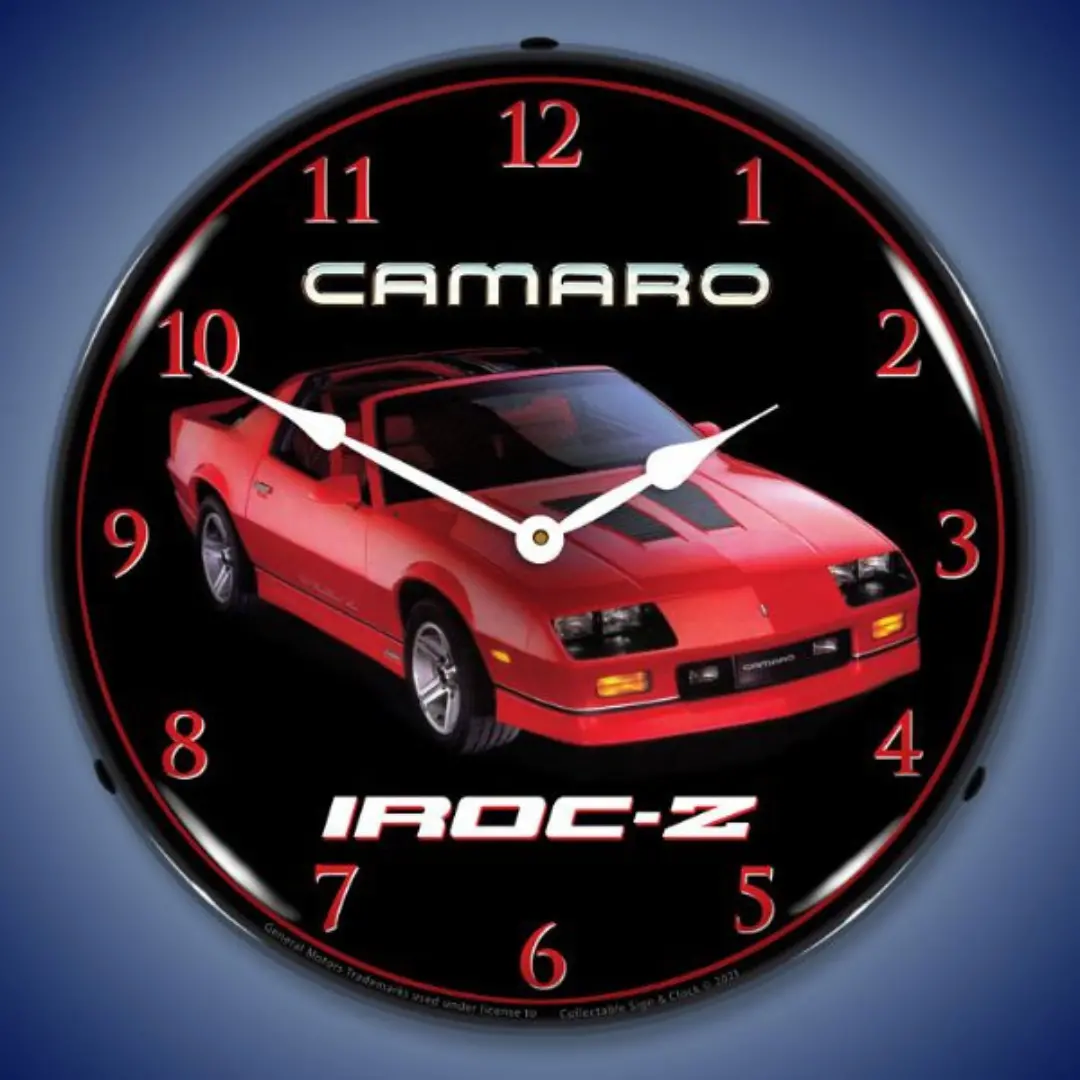1987 Camaro Iroc-Z Lighted Clock 1