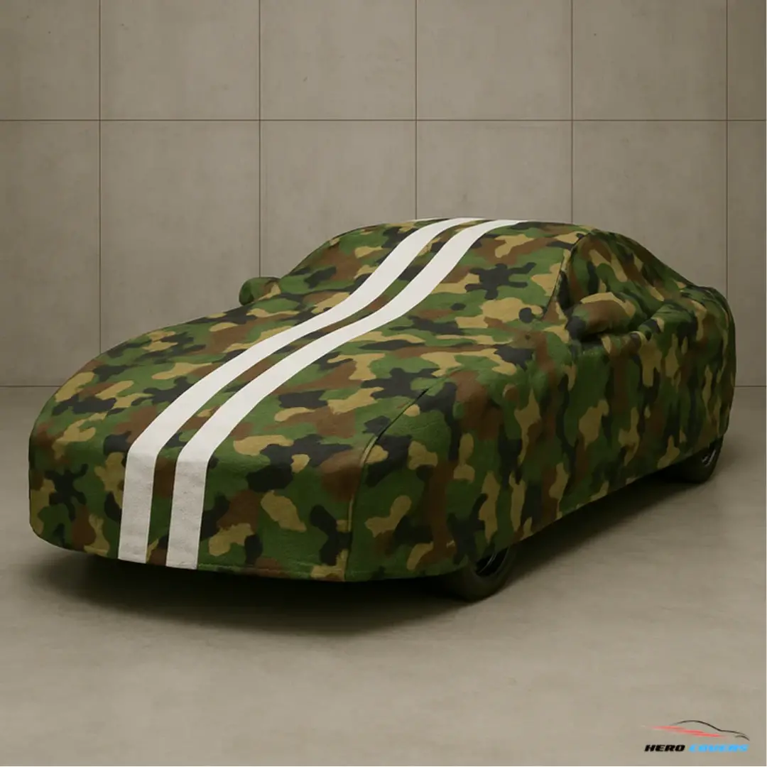 Weather-Resistant Striped Car Cover for 1982–1992 Chevy Camaro