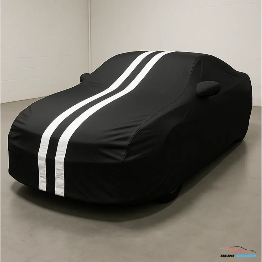 2016-2024 Camaro Striped Car Cover 4