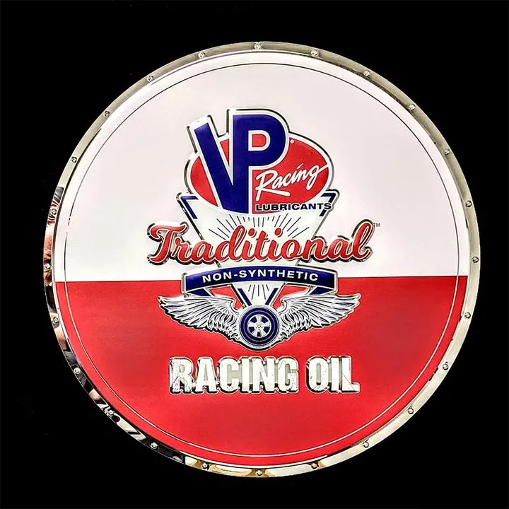 Vp Racing Oil Circle Metal Sign 1