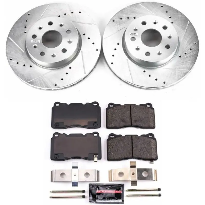 Powerstop 2016-2024 Chevrolet Camaro 6Th Gen Power Stop Front Z23 Evolution Sport Brake Kit 1