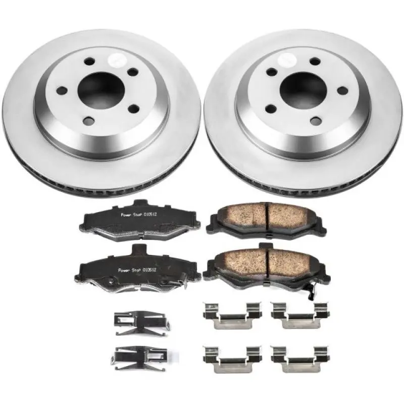 Powerstop 1998-2002 Chevrolet Camaro 4Th Gen Power Stop Rear Z17 Evolution Geomet Coated Brake Kit 1