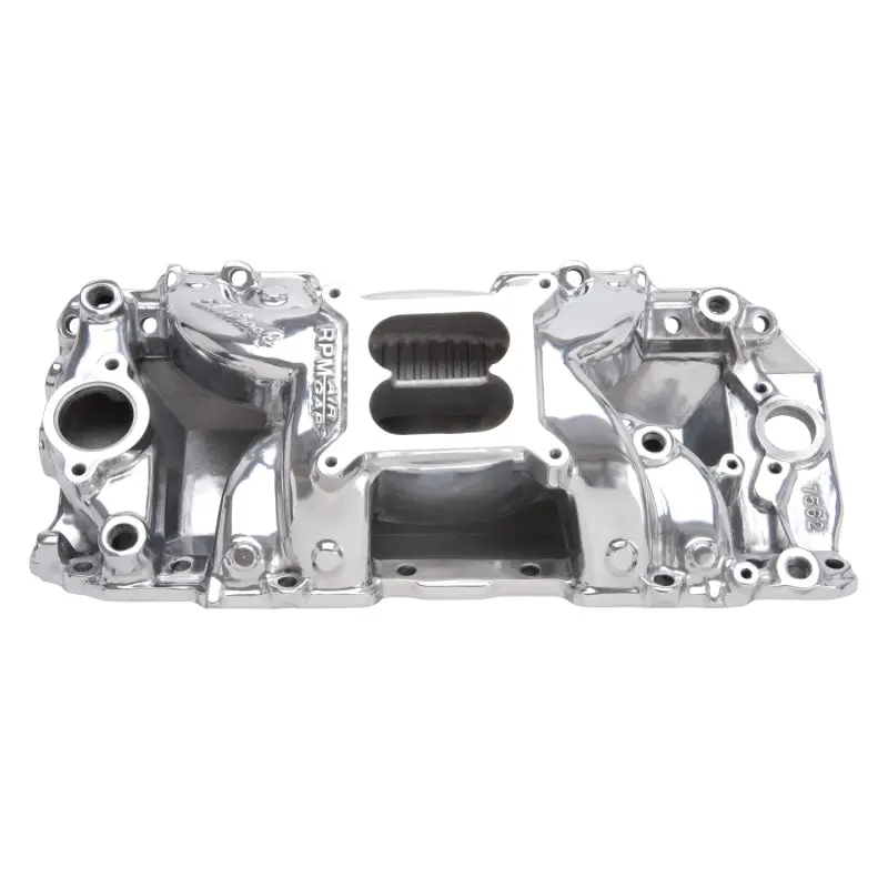 Edelbrock 1967-1972 Chevrolet Camaro 1St-2Nd Gen Polished B B Chev Rect Port Rpm Air-Gap Manifold 1