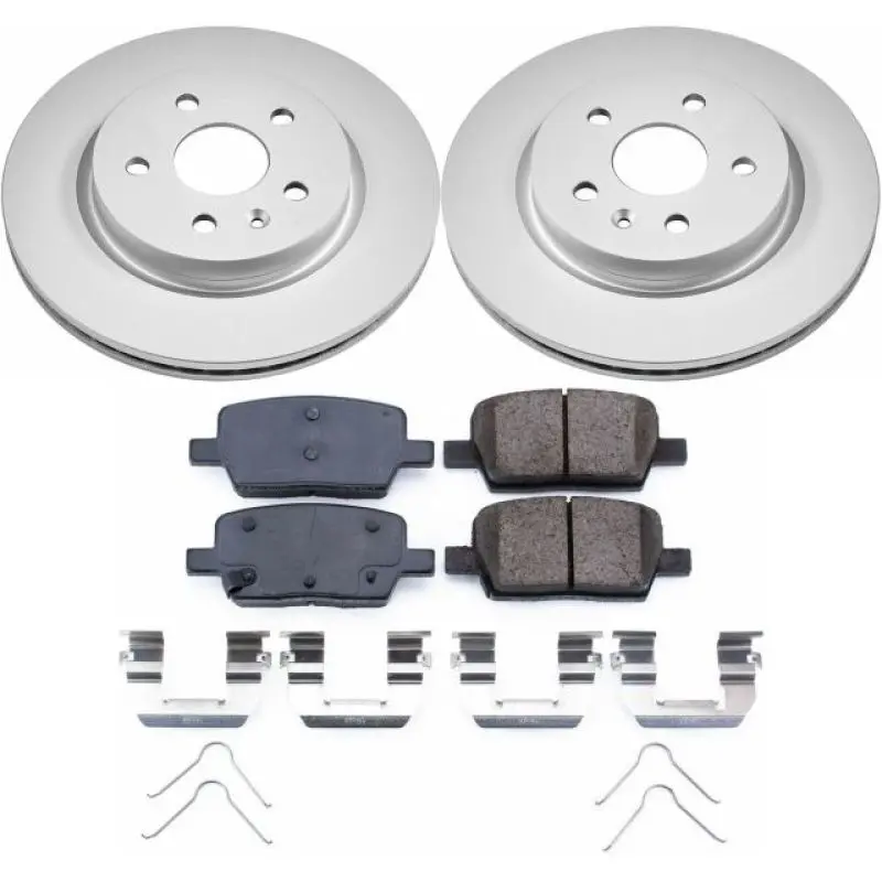 Powerstop 2016-2024 Chevrolet Camaro 6Th Gen Power Stop Ct6 Rear Z17 Evolution Geomet Coated Brake Kit 1