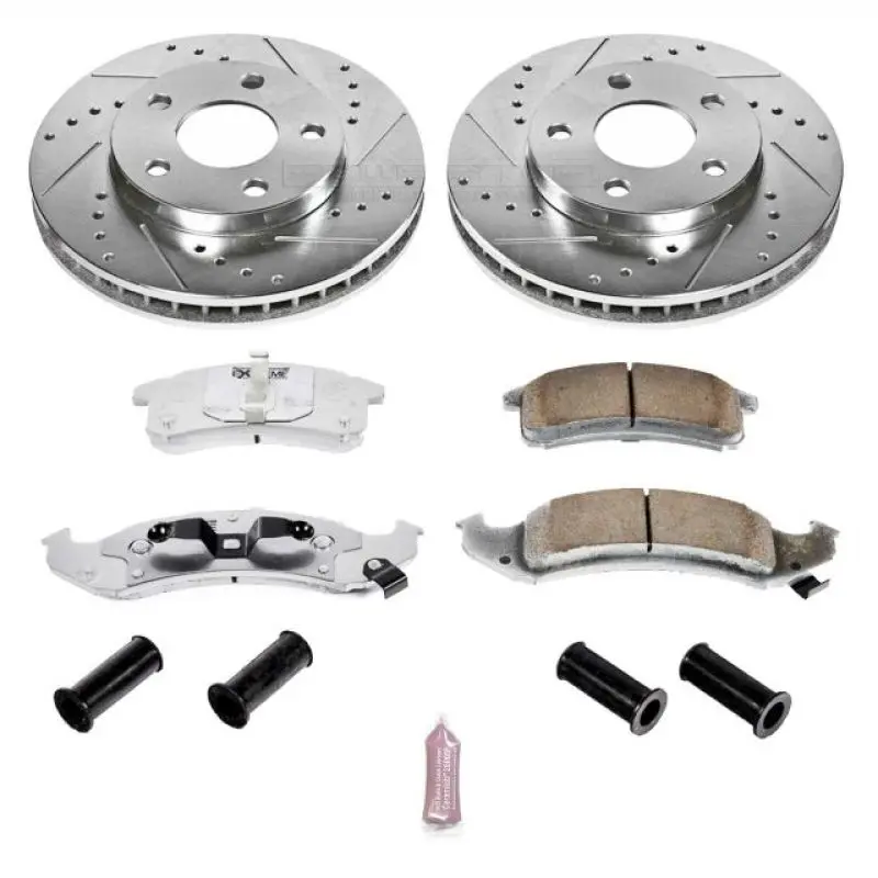 Powerstop 1994-1997 Chevrolet Camaro 4Th Gen Power Stop Lesabre Front Z26 Street Warrior Brake Kit 1