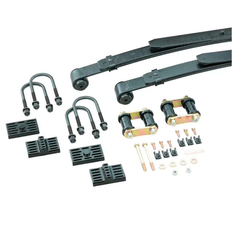 Hotchkis 1967-1969 Chevrolet Camaro 1St Gen Gm F-Body 1 1 2 Inch Drop Leaf Springs W Shackles And Harware 1