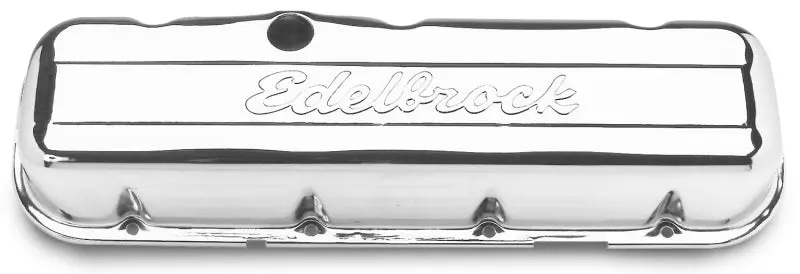 Edelbrock 1967-1972 Chevrolet Camaro 1St-2Nd Gen Valve Cover Signature Series And Later 396-502 V8 Low Chrome 1