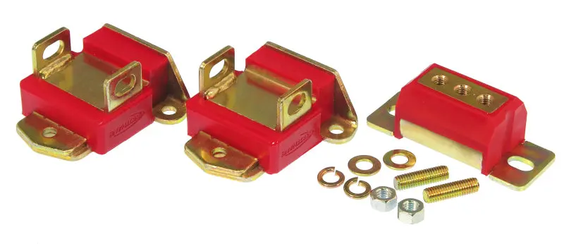 Prothane 1968-1972 Chevrolet Camaro 1St-2Nd Gen Gm Motor & Trans Mount Kit Red 1