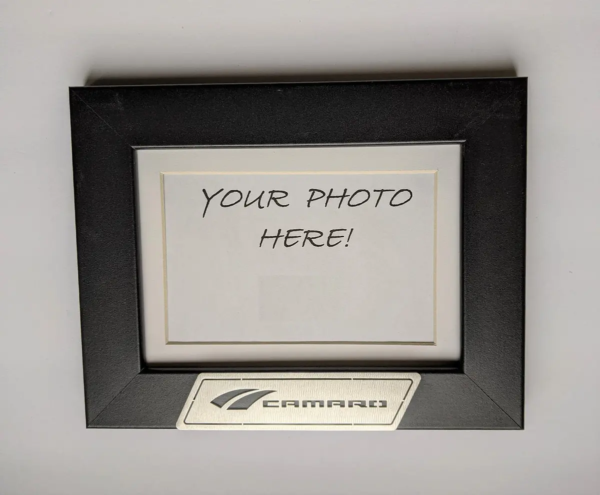 2010-15 Camaro Emblem Picture Frame 1