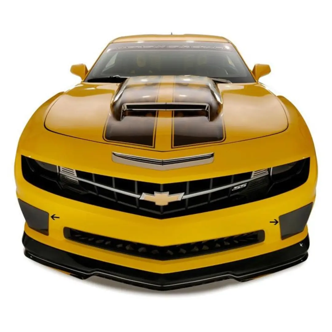 2010-2013 5Th Gen Camaro Ss Smoked Fog Light Covers | Tinted Lexan 1
