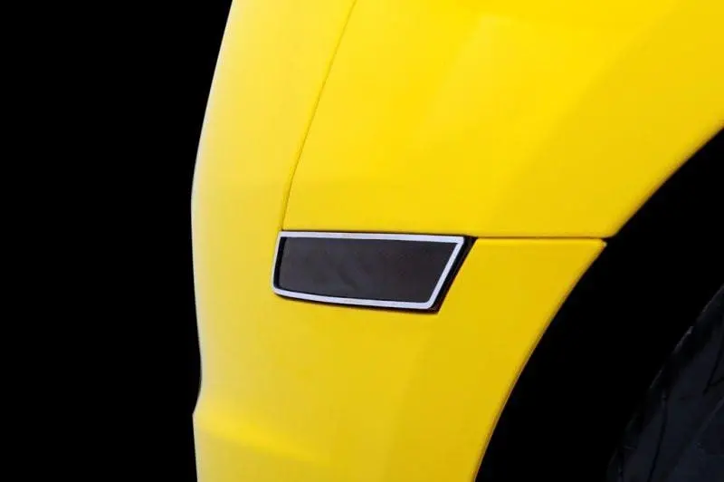2010-2013 5Th Gen Camaro Side Marker Black Out Kit W/ Polished Trim 2