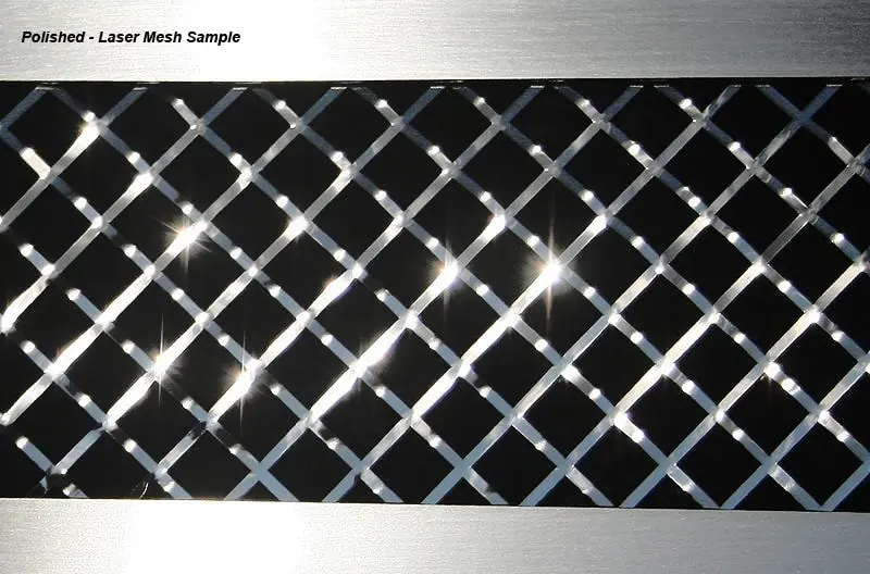2010-2013 5Th Gen Camaro Side Vent Grill Inserts For Xenon Scoop - Laser Mesh 2