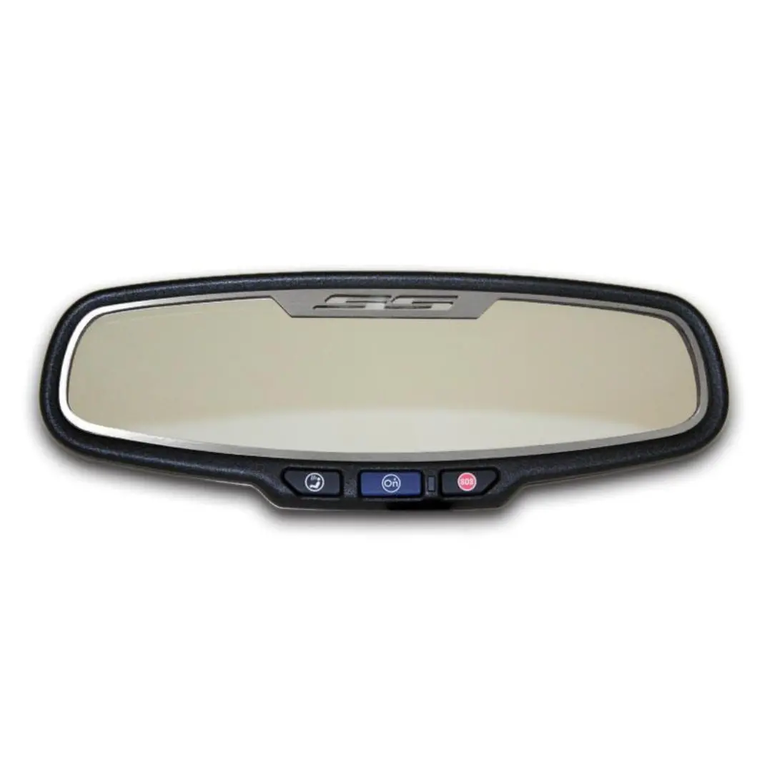 2010-2014 Camaro - Rear View Mirror Trim "Ss" | Brushed Oval 1