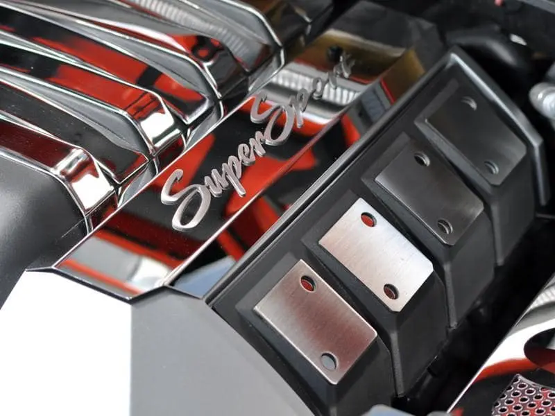 2010-2015 5Th Gen Camaro Ss Super Sport Fuel Rail Cover Trim - Polished Stainless Steel 1