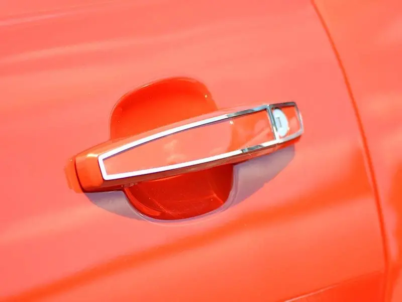 2010-2015 Camaro Door Handle Trim - 2Pc Polished Stainless Steel 1