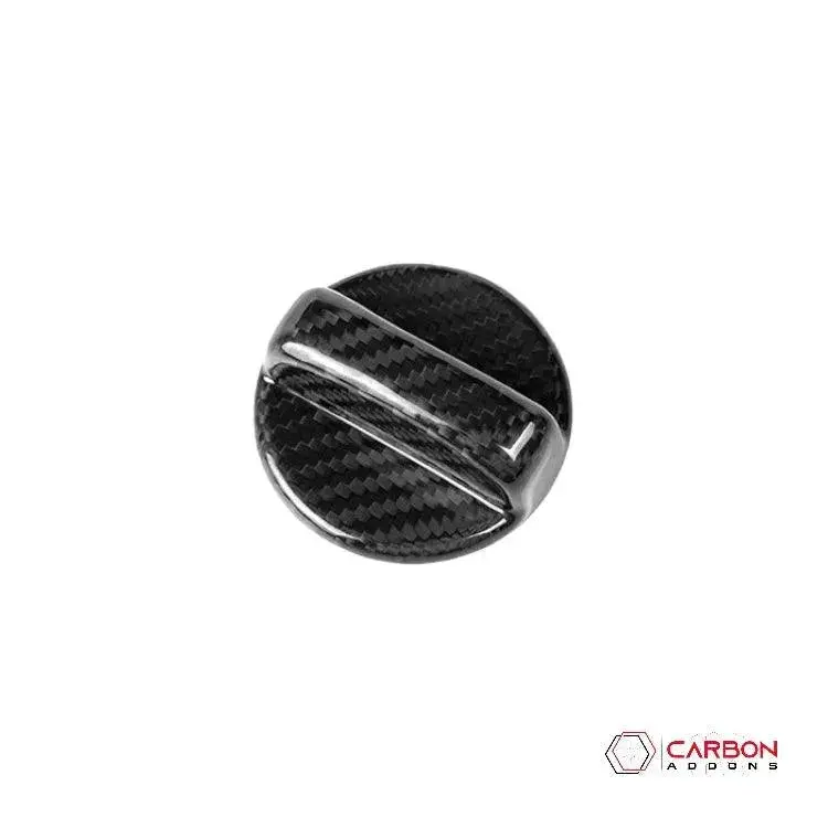 2010-2015 Camaro Carbon Fiber Gas Lid Cover 1