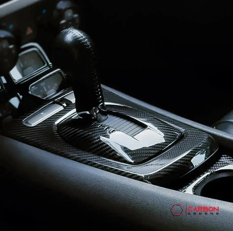 2010-2015 Chevy Camaro Carbon Fiber Interior Gear Shift Trim Cover 1