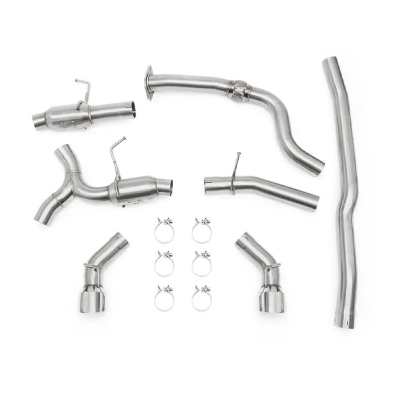 Mishimoto 2016-2023 Chevrolet Camaro 6Th Gen + 2.0T Dual Polished Tip Cat-Back Exhaust 1