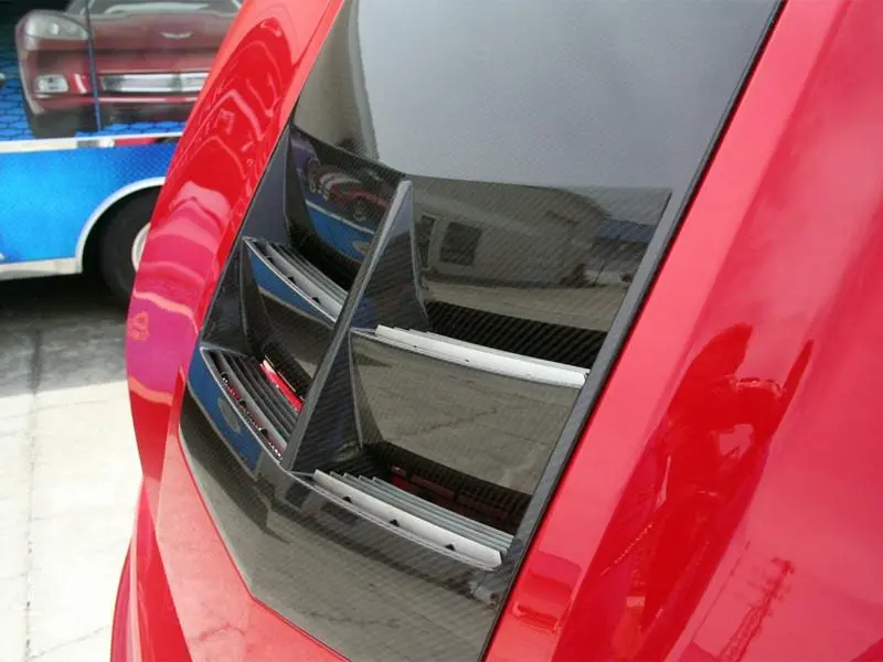 2012-2013 5Th Gen Camaro Zl1 Hood Vent Trim Kit - Brushed Stainless Steel 1