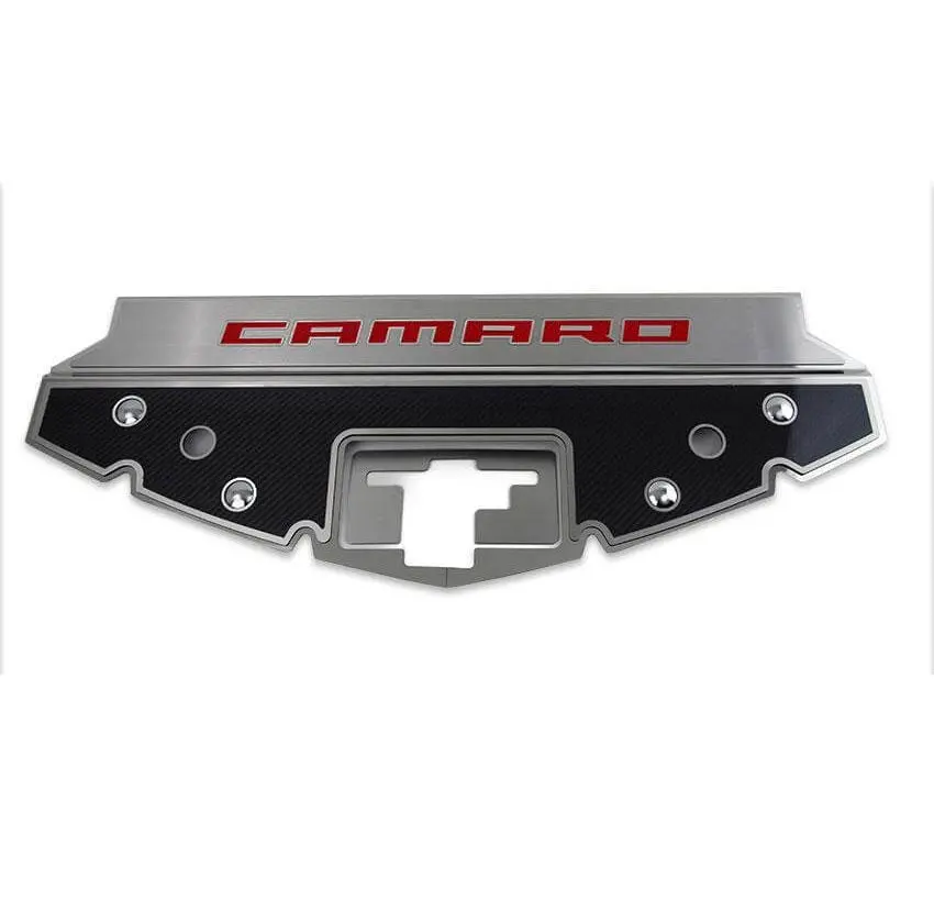 2016-2024 Gen 6 Camaro Front Header Plate Camaro Style | Carbon Fiber 1