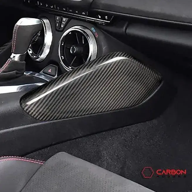 2016-2024 Camaro Carbon Fiber Knee Pads Covers 1