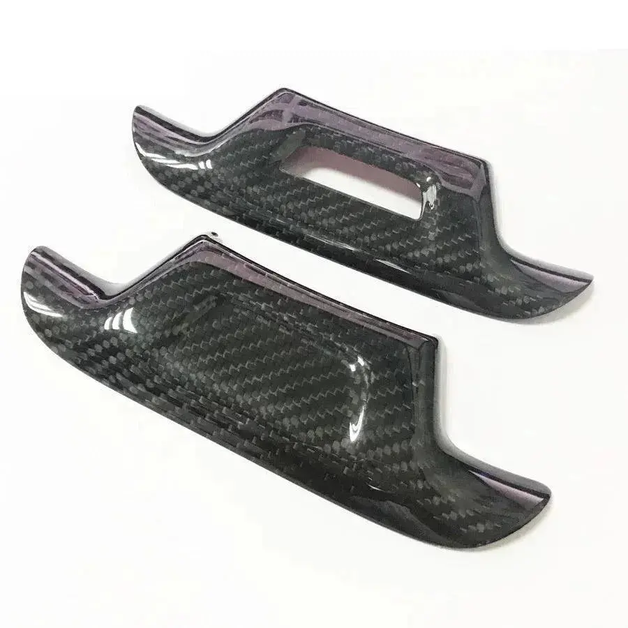 2016-2024 Camaro Carbon Fiber Lower Steering Wheel Emblem Trim Cover 1