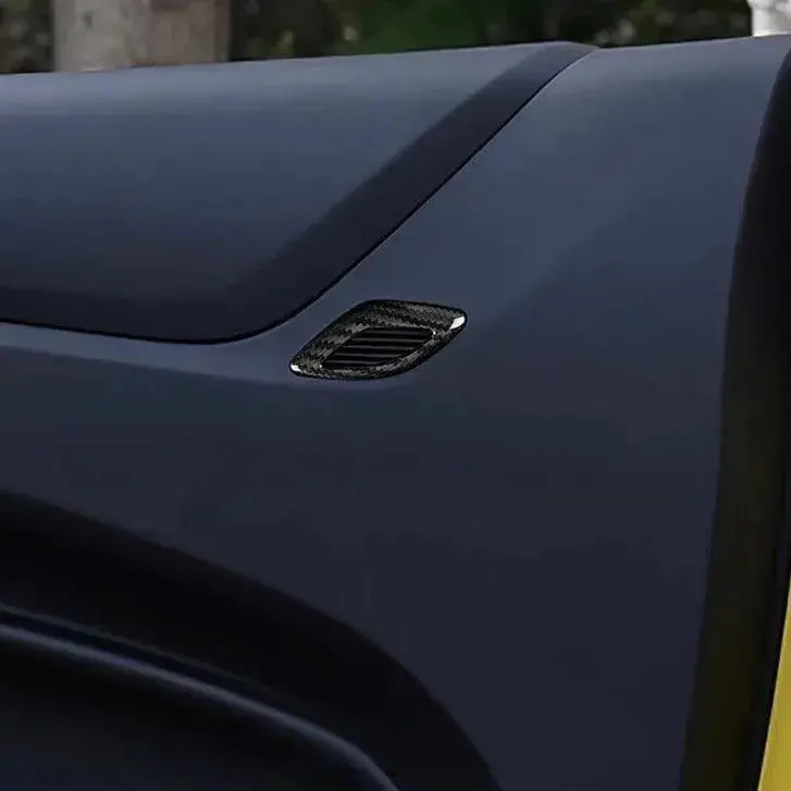 2016-2024 Camaro Real Carbon Fiber Small Door Speaker Trim Cover 1