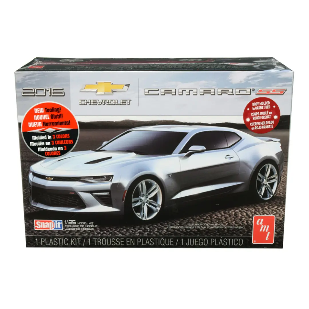 2016 Camaro Ss Skill 1 Snap Model Kit Baldwin Motion 1/25 Scale 1
