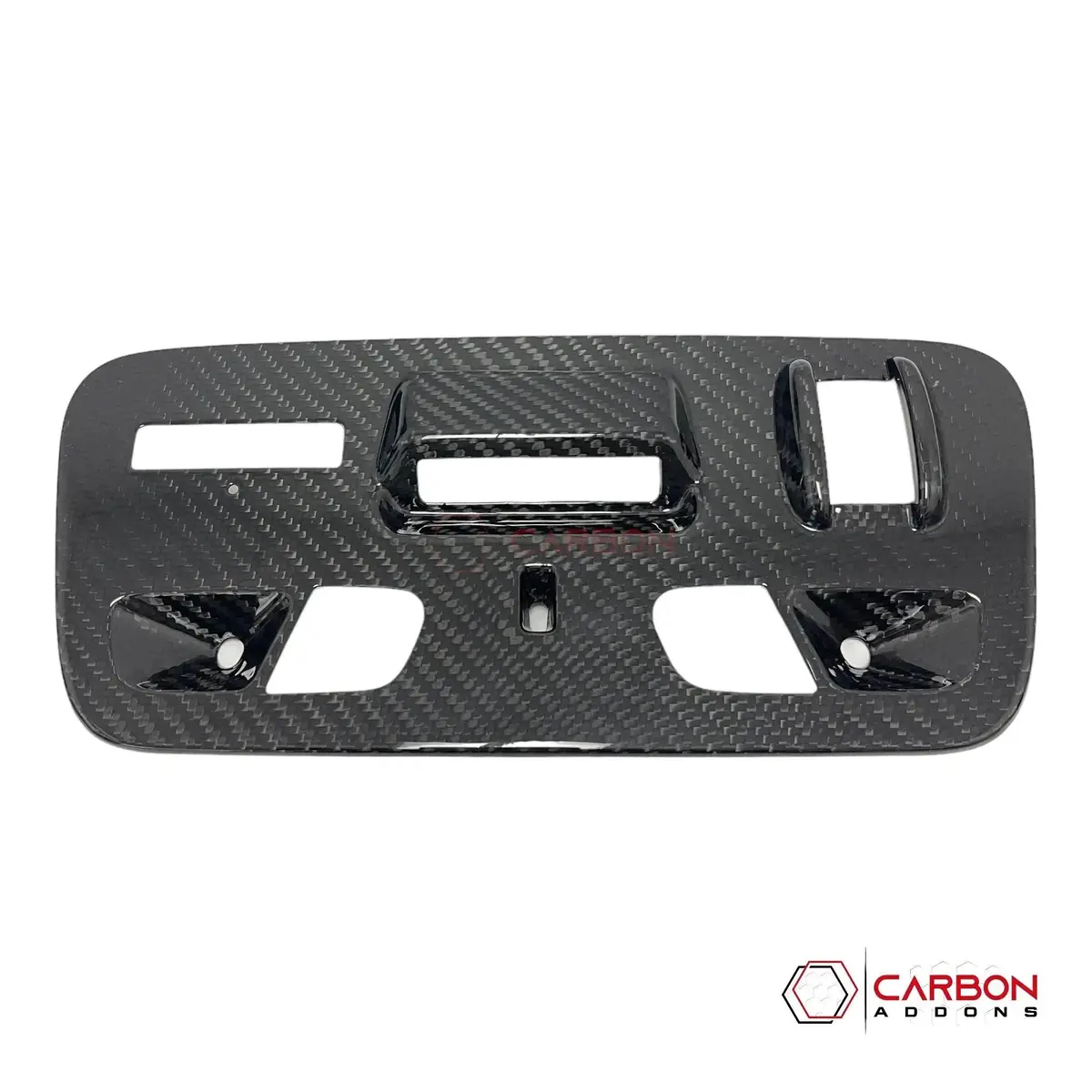 2016–2018 Camaro Real Carbon Fiber Over Head Dome Light Trim Covers 1