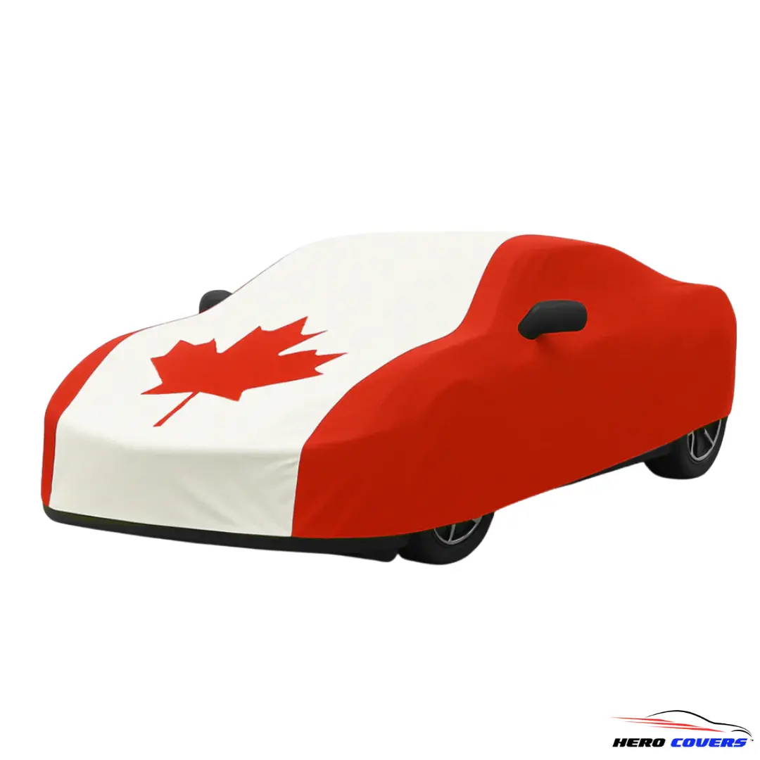 1967-1969 Camaro Canada Flag Car Cover 1