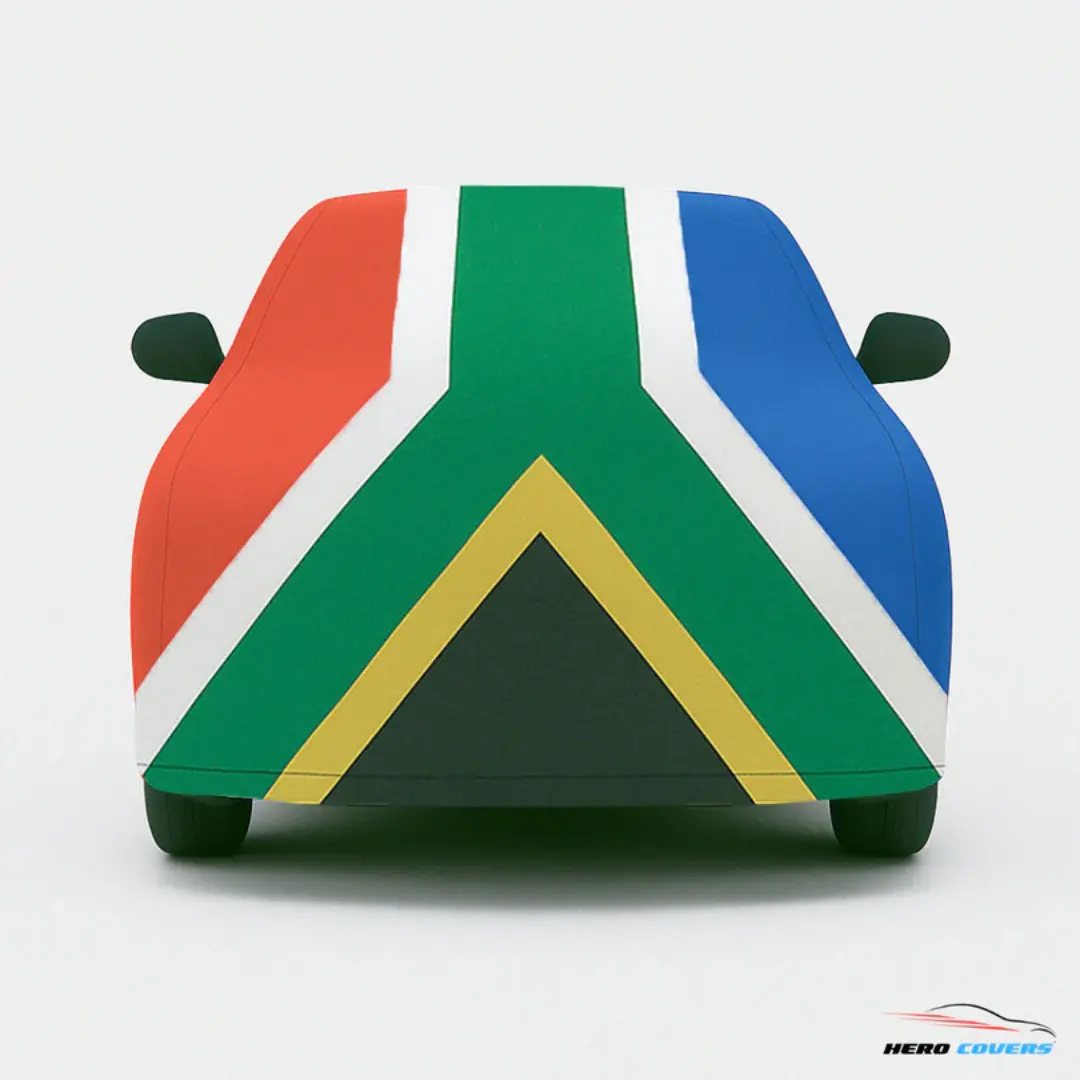 2010-2015 Camaro South Africa Flag Car Cover 1