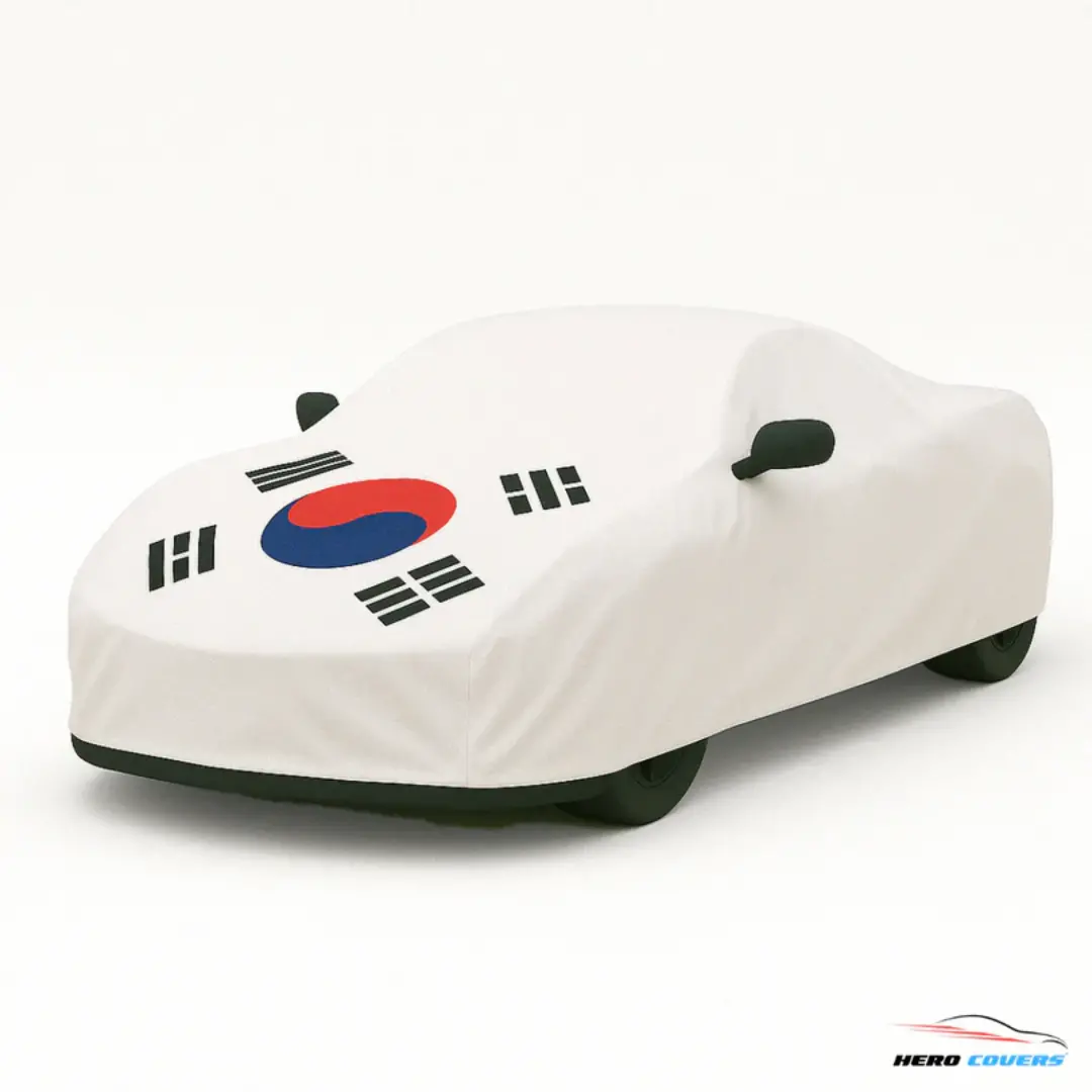 1967-1969 Camaro South Korea Flag Car Cover 1