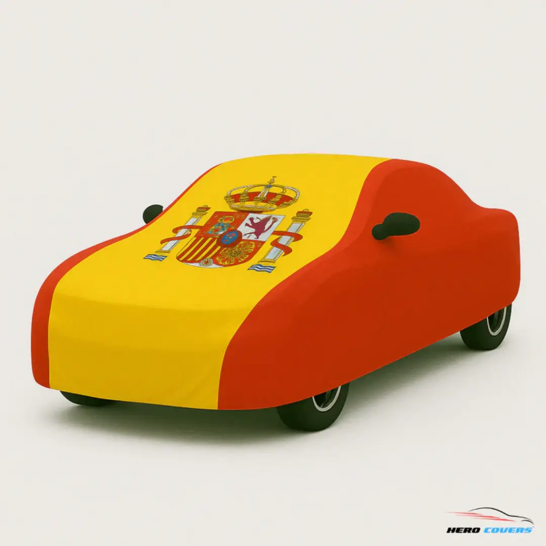 1970-1981 Camaro Spain Flag Car Cover 1