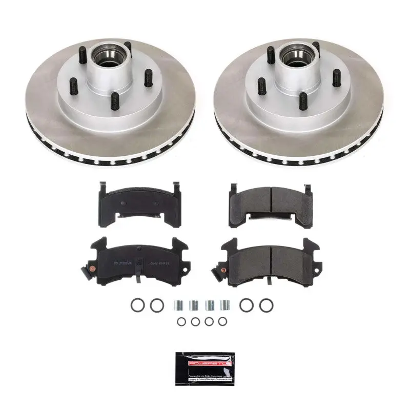 Powerstop 1982-1992 Chevrolet Camaro 3Rd Gen Power Stop Prix Front Semi-Coated Rotor Kit 1