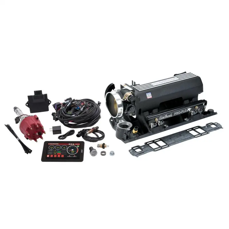 Edelbrock 1967-1981 Chevrolet Camaro 1St-2Nd Gen Pro Flo 4 Fuel Inject Kit Xt Seq Port Sbc 429 460 625 Max Hp 35 Lbhr Injectors Black 1
