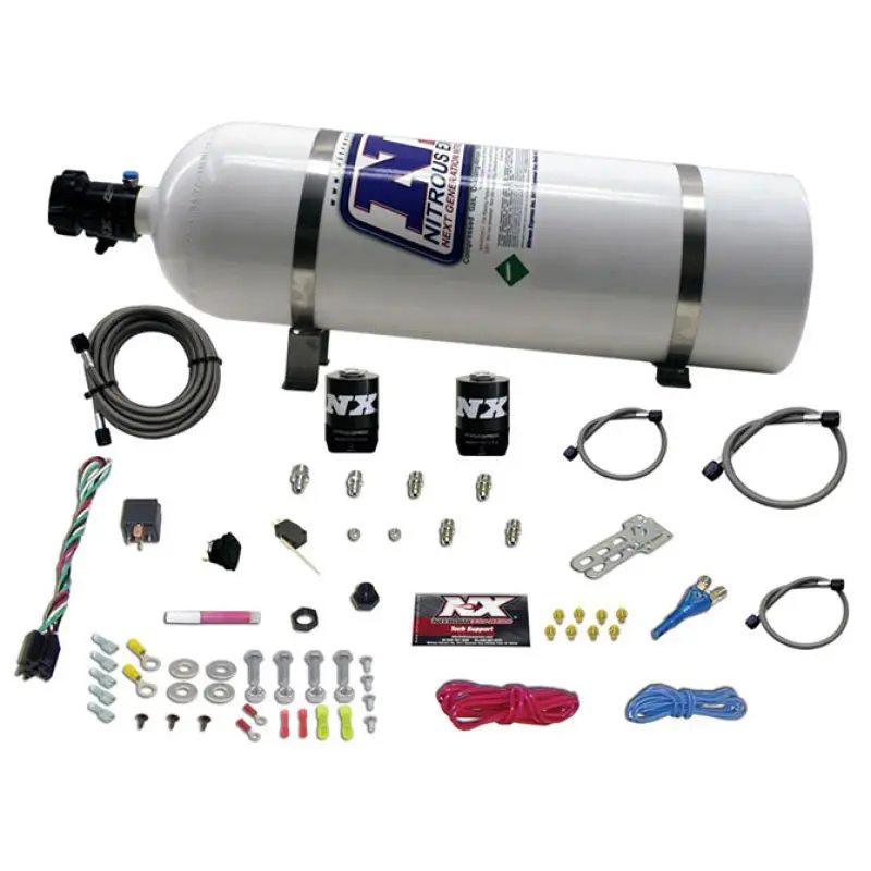 Nitrous Express 1992-2002 Chevrolet Camaro 3Rd-4Th Gen Universal Nitrous Kit For Efi (All Single Nozzle Application) W 15Lb Bottle 1