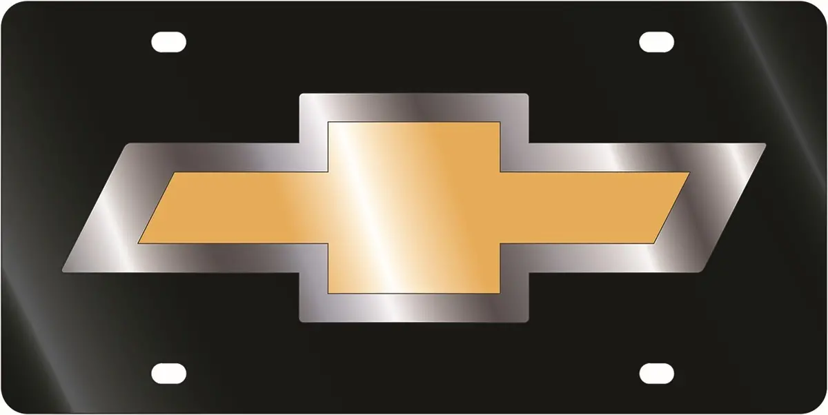 Chevrolet Bowtie Acrylic License Plate 1