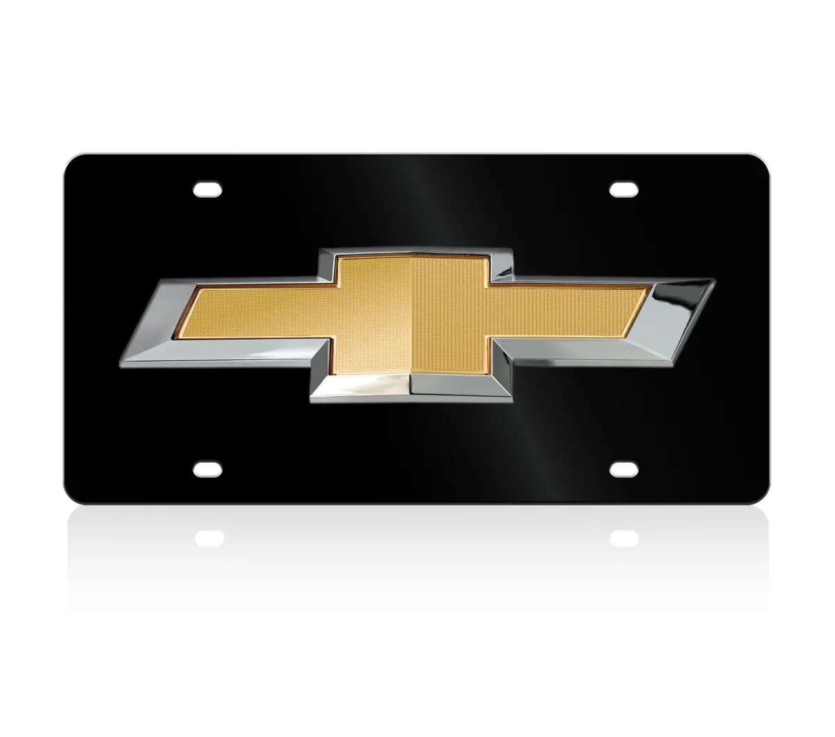 Chevrolet Bowtie Acrylic License Plate 1