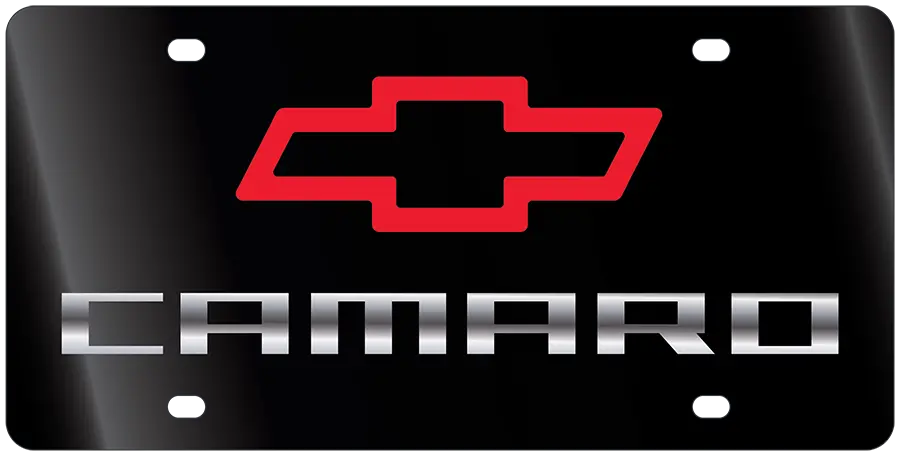 2010 Chevrolet Camaro Acrylic License Plate 1
