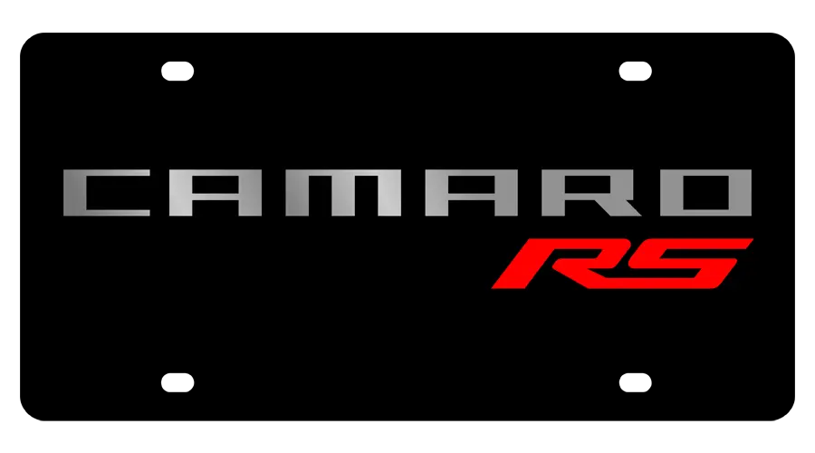 2010 Chevrolet Camaro Rs Acrylic License Plate 1